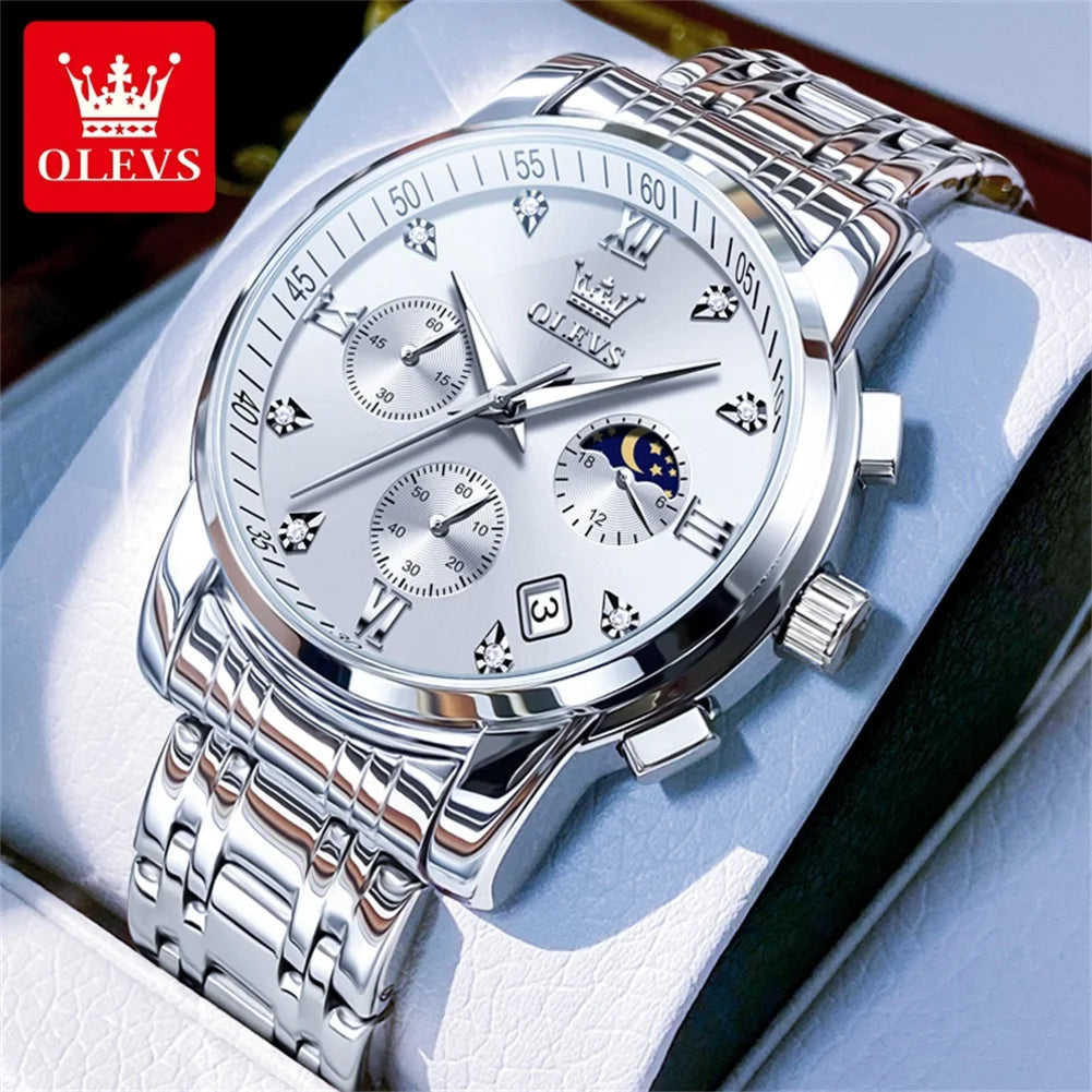 Luxusní pánské hodinky OLEVS Royal Chrono