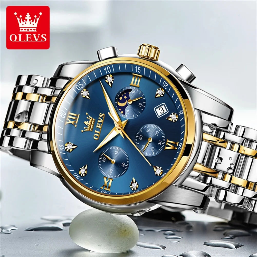 Luxusní pánské hodinky OLEVS Royal Chrono