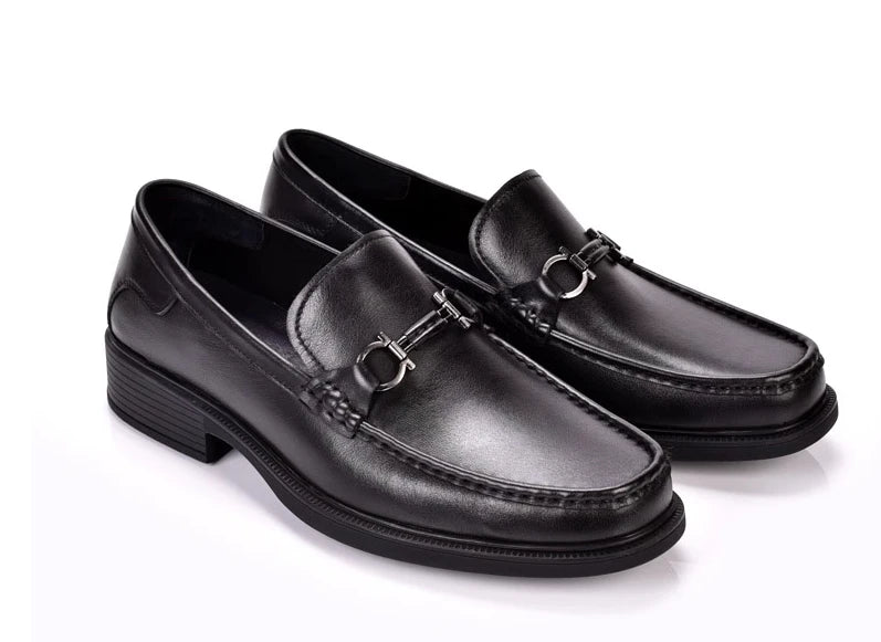 Men's Casual Shoes Italian Black Male Driving Shoes Genuine Leather Slip on Luxury Brand Loafers Men Handmade Man Moccasins