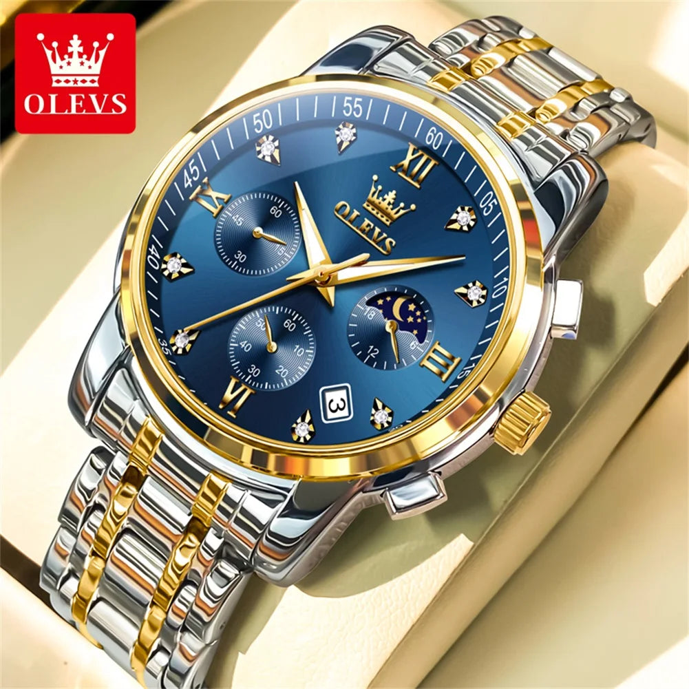 Luxusní pánské hodinky OLEVS Royal Chrono