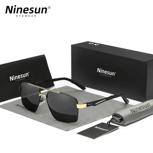 Ninesun Classic New Men's Aluminum Sunglasses Polarized Men Mirror Male