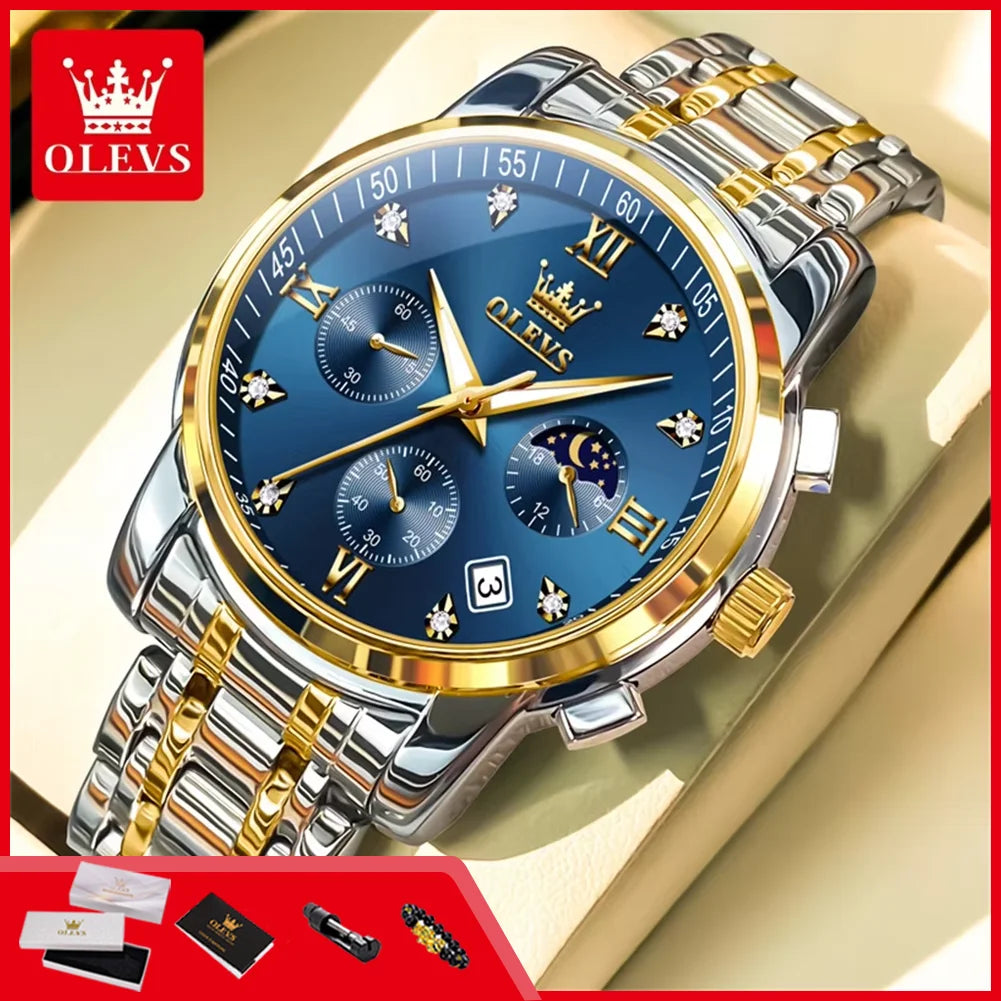 Luxusní pánské hodinky OLEVS Royal Chrono