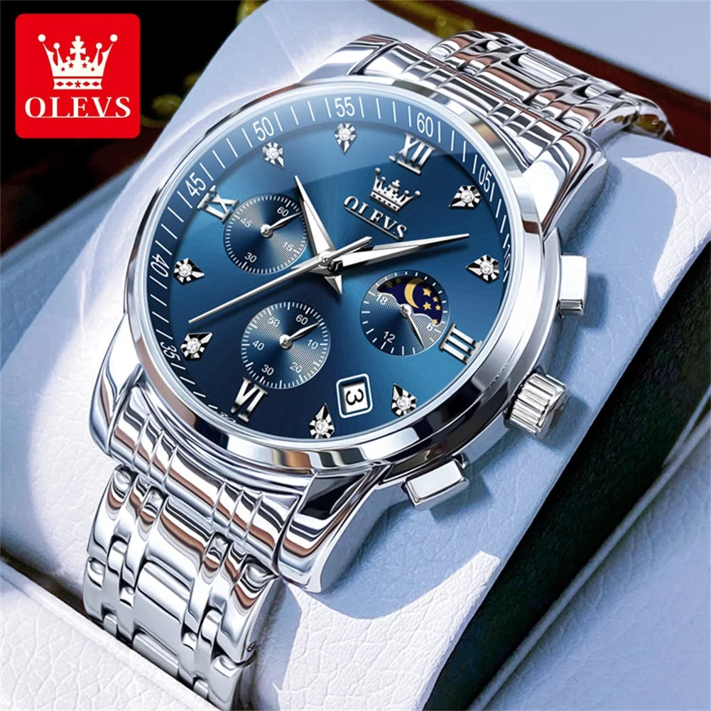 Luxusní pánské hodinky OLEVS Royal Chrono