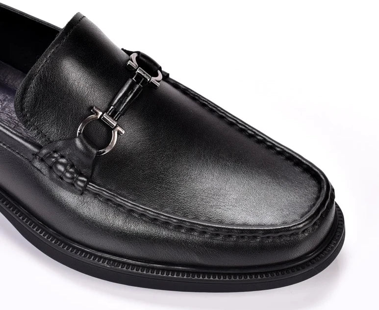 Men's Casual Shoes Italian Black Male Driving Shoes Genuine Leather Slip on Luxury Brand Loafers Men Handmade Man Moccasins