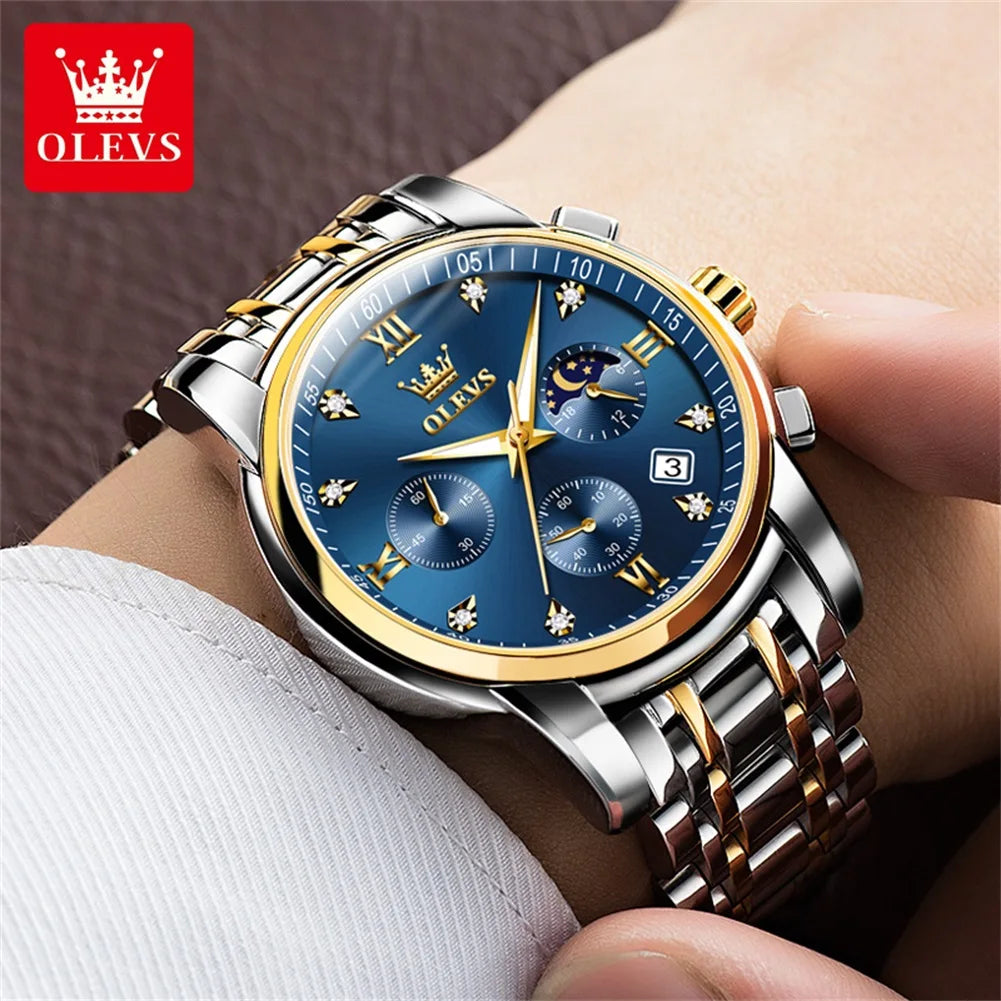 Luxusní pánské hodinky OLEVS Royal Chrono