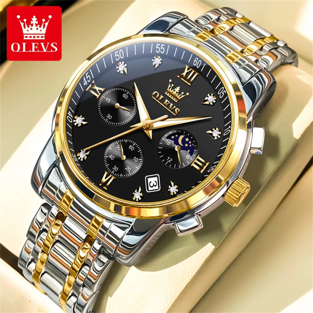 Luxusní pánské hodinky OLEVS Royal Chrono