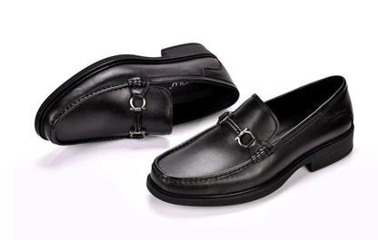 Men's Casual Shoes Italian Black Male Driving Shoes Genuine Leather Slip on Luxury Brand Loafers Men Handmade Man Moccasins