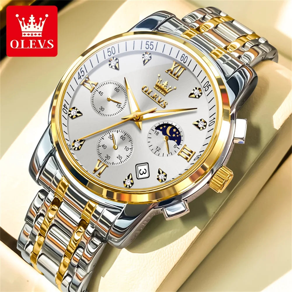Luxusní pánské hodinky OLEVS Royal Chrono