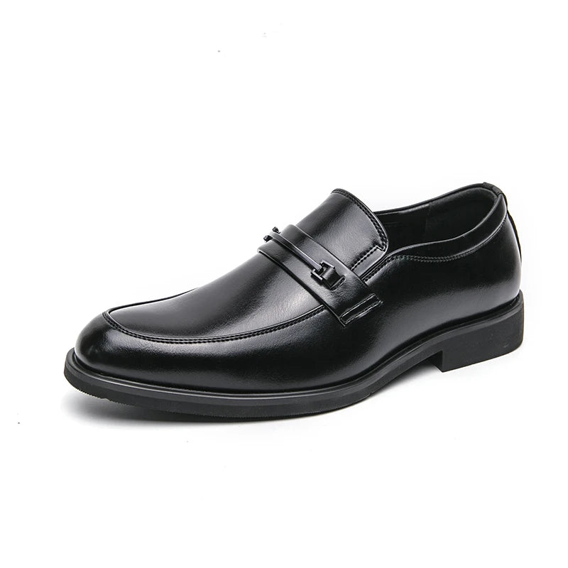 Classic Casual Leather Men's Shoes Handmade Business Dress Loafers Leisure Walk Male Driving Shoes Moccasins New Slip on Flats