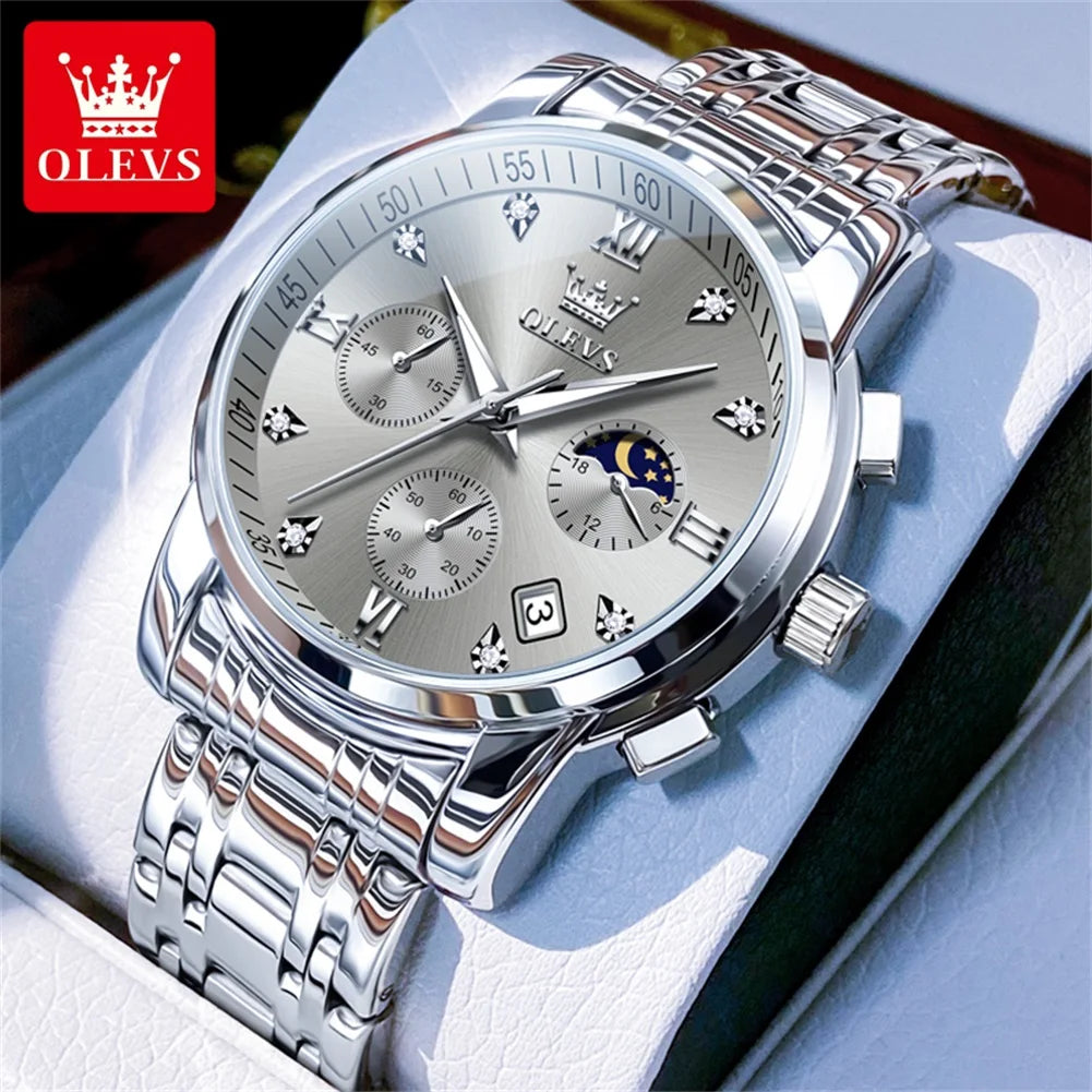 Luxusní pánské hodinky OLEVS Royal Chrono