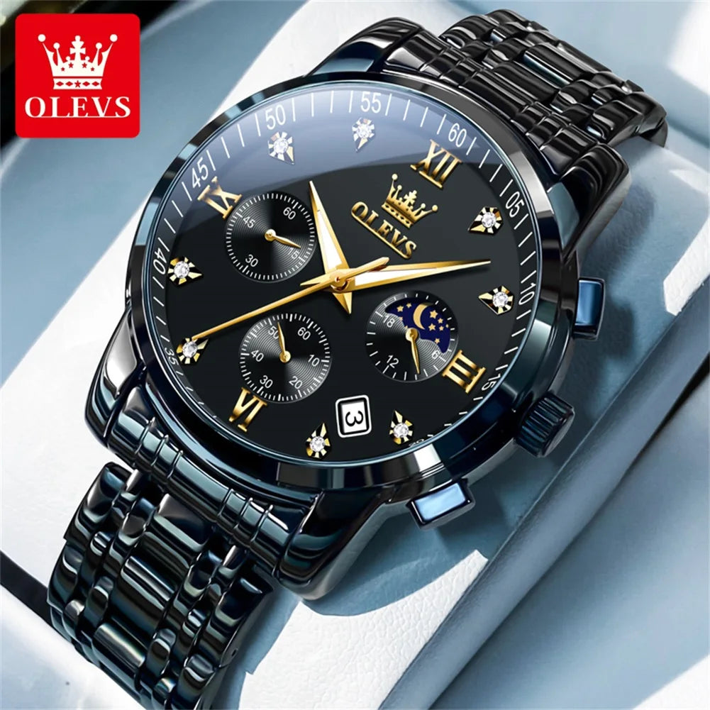 Luxusní pánské hodinky OLEVS Royal Chrono